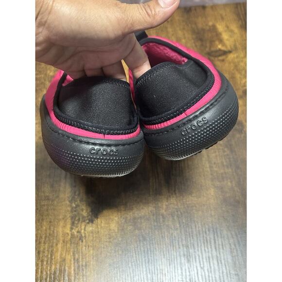 Crocs Classic Puff Moc Dragonfruit Pink Slip On Comfort Lined Womens 10 Mens 8 - Picture 4 of 11